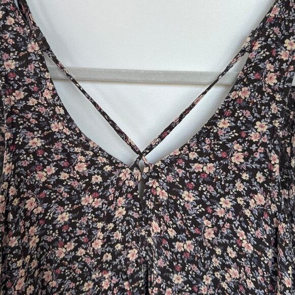 American Eagle Floral Flowy Tank Top, Size Small, EUC - Picture 2 of 6